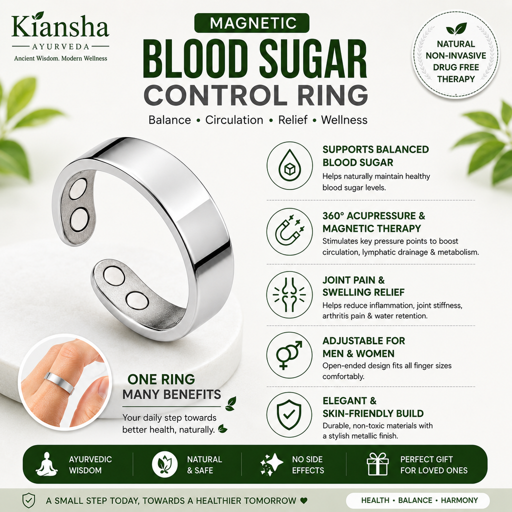 Adjustable Magnetic Wellness Ring for Men and Women, Rose Gold, Everyday Comfort and Style
