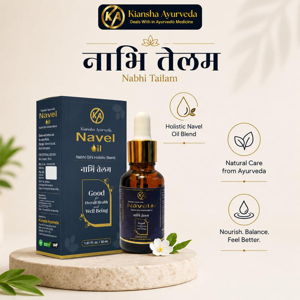 Nabhi Tailam Natural Navel Oil Blend for Daily Belly Button Care, Skin Nourishment and Wellness